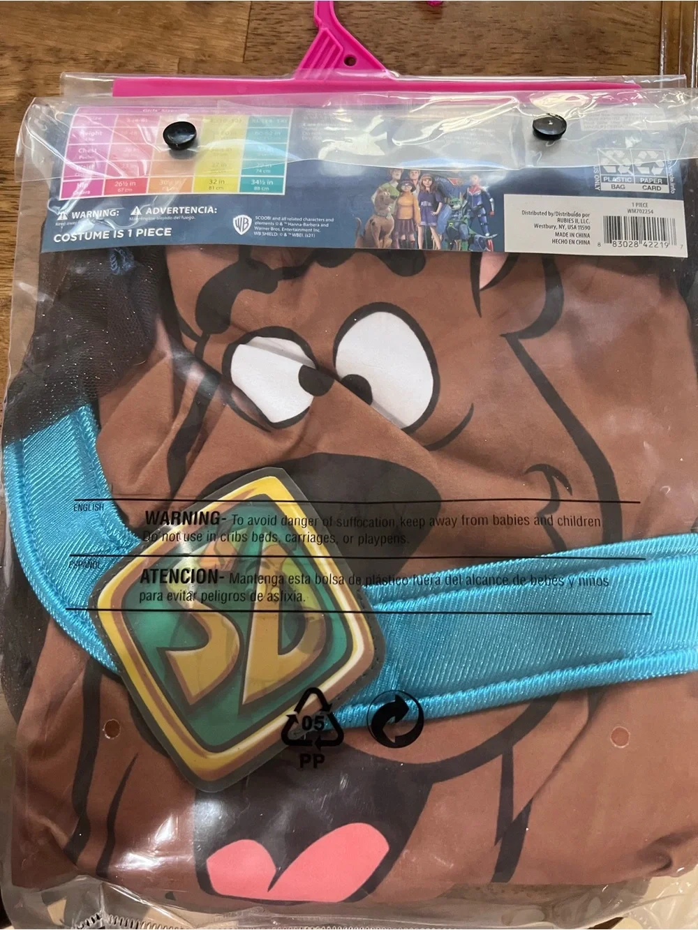 Rubie's Scooby-Doo Girls' Tutu Costume NWT M 8-10